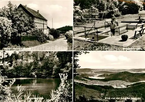 AK / Ansichtskarte Glashuette Ziegenhagen hotel Pension Fricke Wassertretstelle  Kat. Witzenhausen