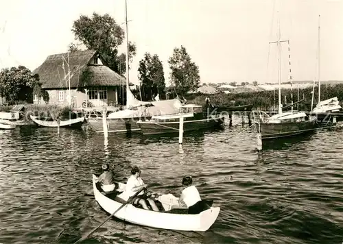 AK / Ansichtskarte Zinnowitz Ostseebad Achterwasser