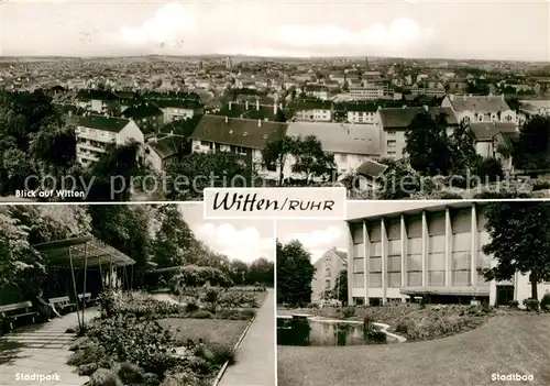 AK / Ansichtskarte Witten Ruhr Stadtpark Stadtbad  Kat. Witten Ruhr