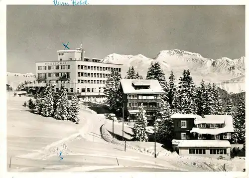 AK / Ansichtskarte Arosa GR Berghotel Praetschli Kat. Arosa