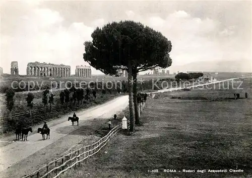 AK / Ansichtskarte Roma Rom Ruderi Acquedotti Claudio  Kat. 