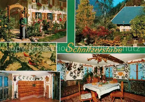 AK / Ansichtskarte Muenstertal Schwarzwald Muensterhalde Schnitzerstube  Kat. Muenstertal