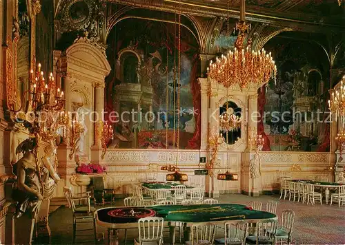 AK / Ansichtskarte Casino Spielbank Baden Baden Salle Louis XIII. Gruener Saal  Kat. Spiel