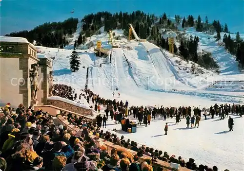 AK / Ansichtskarte Ski Flugschanze Olympi Skistadion Garmisch Partenkirchen  Kat. Sport