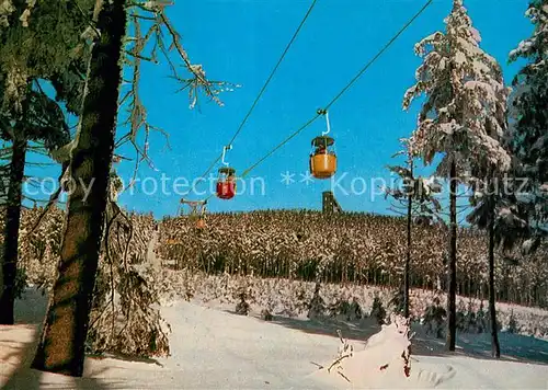 AK / Ansichtskarte Seilbahn Wurmberg Braunlage  Kat. Bahnen