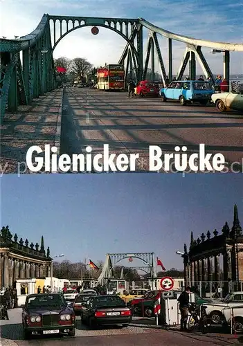 AK / Ansichtskarte Bruecken Bridges Ponts Berlin Potsdam Glienicker Bruecke 