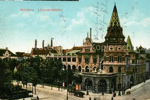 AK / Ansichtskarte Muenchen Loewenbraeukeller Kat. Muenchen