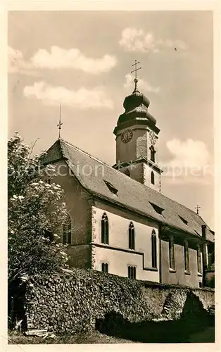 AK / Ansichtskarte Grafenhausen Schwarzwald Pfarrkirche Kat. Grafenhausen