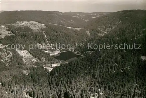 AK / Ansichtskarte Haeusern Hoechenschwand Fliegeraufnahme 