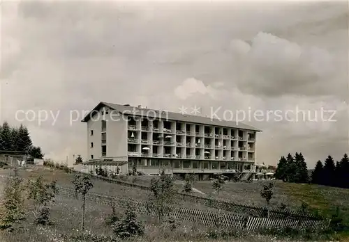 AK / Ansichtskarte Hoechenschwand Schwarzwald Sanatorium  Kat. Hoechenschwand