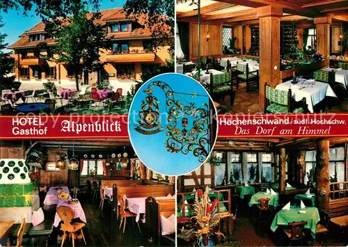 AK / Ansichtskarte Hoechenschwand Hotel Gasthof Alpenblick Kat. Hoechenschwand
