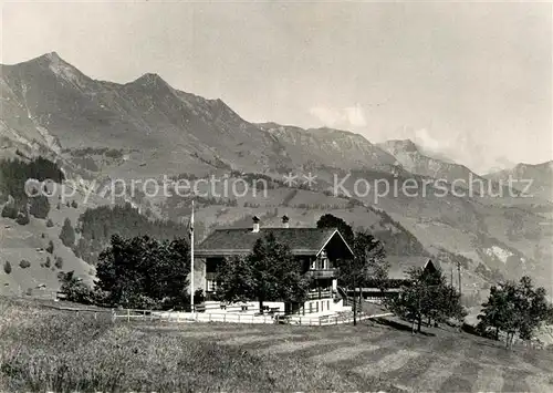 AK / Ansichtskarte Achseten Ferienheim Buehl Alpenpanorama Kat. Achseten