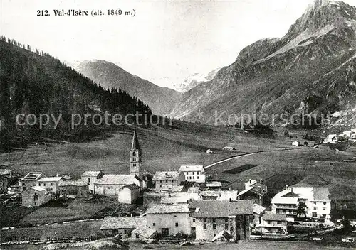 AK / Ansichtskarte Val d Isere Autrefois Panorama et les Alpes Kat. Val d Isere