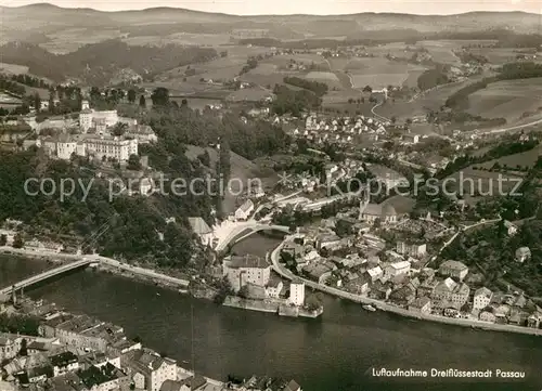 AK / Ansichtskarte Passau Fliegeraufnahme Kat. Passau