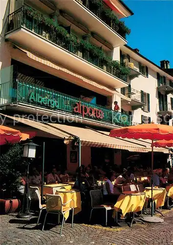 AK / Ansichtskarte Ascona TI Hotel Ristorante Al Porto  Kat. Ascona