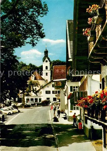 AK / Ansichtskarte Bad Kohlgrub Dorfstrasse  Kat. Bad Kohlgrub