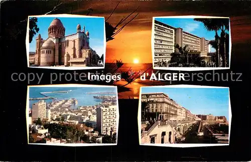 AK / Ansichtskarte Alger Algerien Teilansichten
