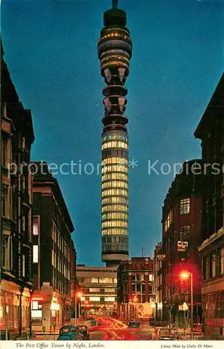 AK / Ansichtskarte London Post Office Tower by Night Kat. City of London