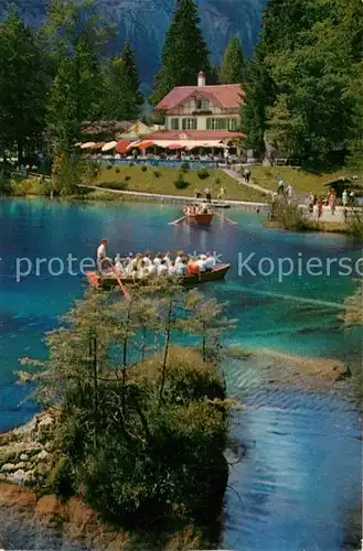 AK / Ansichtskarte Blausee BE Teilansicht Hotel Kat. Blausee Mitholz