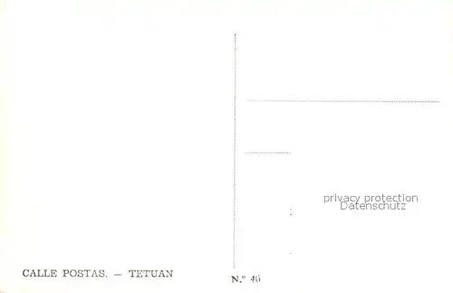 AK / Ansichtskarte Tetuan Calle Postas Kat. Marokko