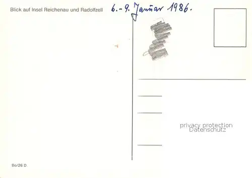 AK / Ansichtskarte Radolfzell Bodensee Fliegeraufnahme Insel Reichenau Kat. Radolfzell am Bodensee