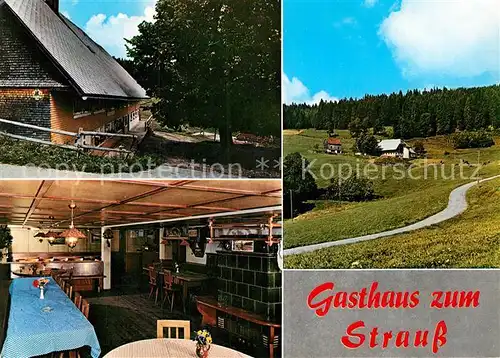 AK / Ansichtskarte Siedelbach Titisee Neustadt Gasthaus zum Strauss Kat. Titisee Neustadt