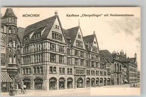 AK / Ansichtskarte Muenchen Kaufhaus Oberpollinger Kat. Muenchen