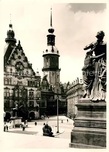 AK / Ansichtskarte Dresden vor der Zerstoerung der anglo amerikansichen Bomber Weltkrieg Repro Kat. Dresden Elbe