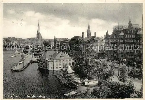 AK / Ansichtskarte Hamburg Jungfernstieg Kat. Hamburg