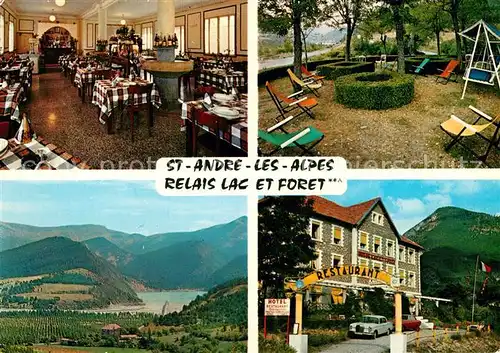AK / Ansichtskarte Saint Andre les Alpes Hotel Lac et Foret Restaurant Kat. Saint Andre les Alpes