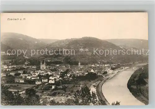 AK / Ansichtskarte Eberbach Neckar Panorama  Kat. Eberbach