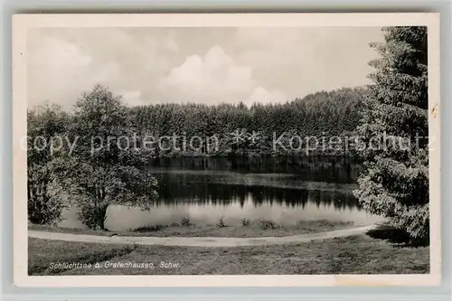 AK / Ansichtskarte Grafenhausen Schwarzwald Schluechtsee Kat. Grafenhausen