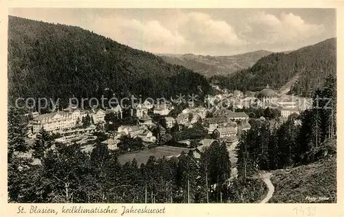 AK / Ansichtskarte St Blasien Gesamtansicht  Kat. St. Blasien