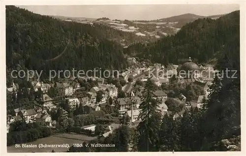 AK / Ansichtskarte St Blasien Blick vom Wellenstein Kat. St. Blasien