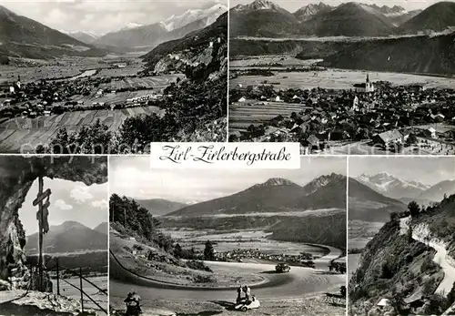 AK / Ansichtskarte Zirl Zirlerbergstrasse Alpenpanorama Kreuz Kat. Zirl