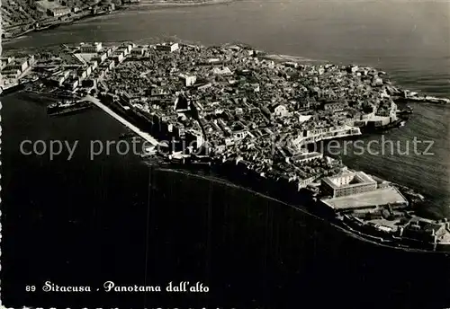 AK / Ansichtskarte Siracusa Panorama dall alto Kat. Siracusa