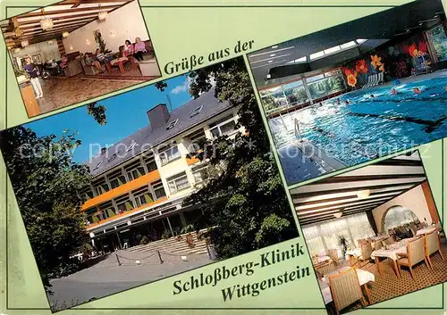AK / Ansichtskarte Bad Laasphe Schlossberg Klinik Wittgenstein Kat. Bad Laasphe