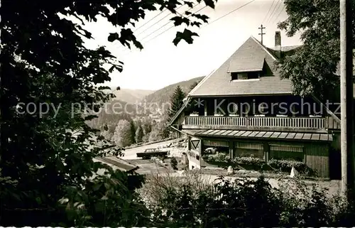 AK / Ansichtskarte Haeusern Schwarzwald Hotel Albtalblick Kat. Haeusern