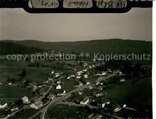 AK / Ansichtskarte Haeusern Schwarzwald Fliegeraufnahme Kat. Haeusern