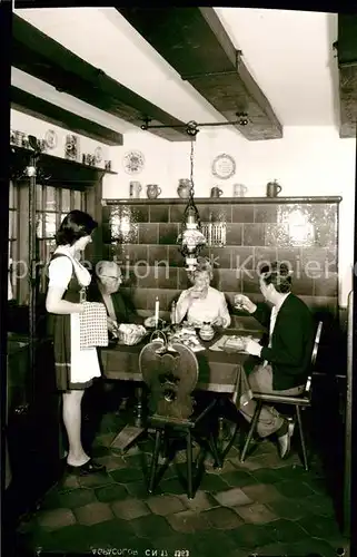 AK / Ansichtskarte Haeusern Schwarzwald Hotel Adler Kamintisch Kat. Haeusern