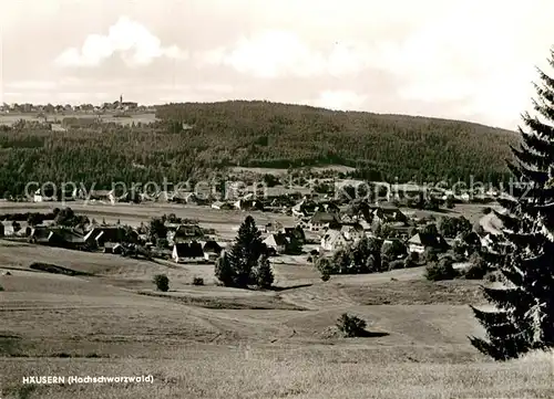 AK / Ansichtskarte Haeusern Schwarzwald Panorama  Kat. Haeusern