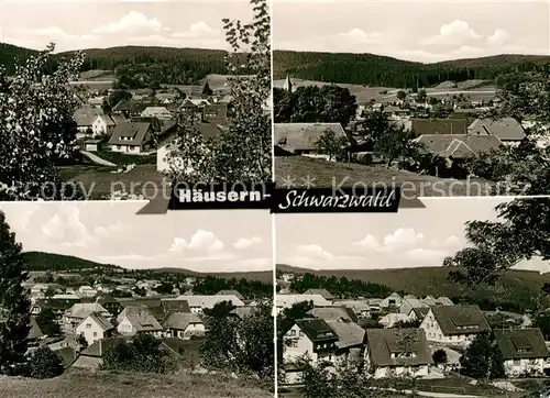 AK / Ansichtskarte Haeusern Schwarzwald Stadtansichten  Kat. Haeusern