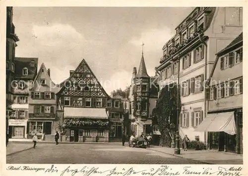 AK / Ansichtskarte Bad Kissingen Markt Altstadt Kupfertiefdruck Kat. Bad Kissingen