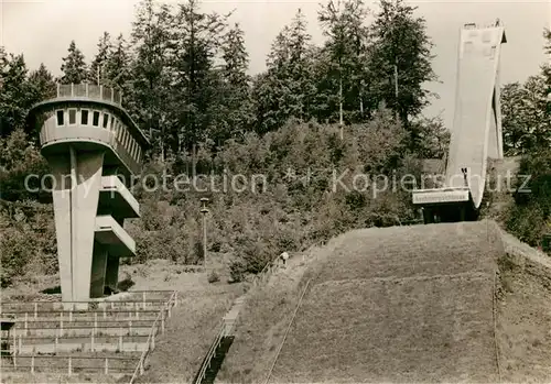 AK / Ansichtskarte Klingenthal Vogtland Grosse Aschbergschanze Kat. Klingenthal Sachsen