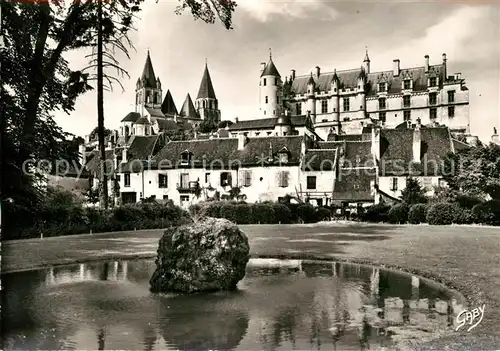 AK / Ansichtskarte Loches Indre et Loire Chateau Eglise Saint Ours  Kat. Loches