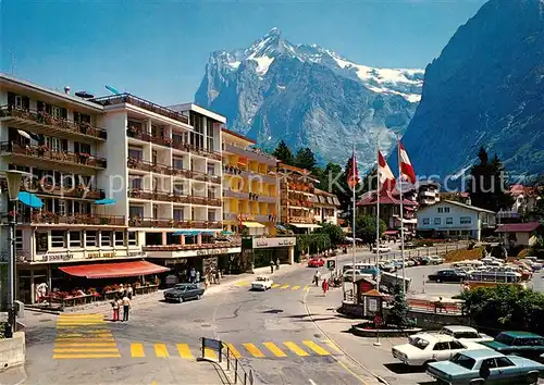 AK / Ansichtskarte Grindelwald mit Wetterhorn Kat. Grindelwald