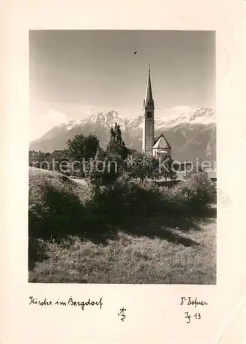 AK / Ansichtskarte Igls Tirol Kirche im Bergdorf Alpen Kat. Innsbruck
