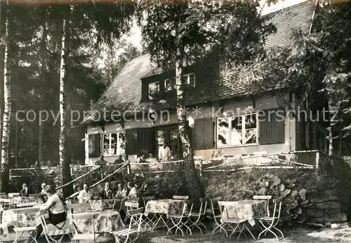 AK / Ansichtskarte Bad Elster Waldcafe Baerenloh Terrasse Kat. Bad Elster