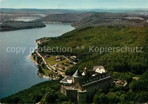 AK / Ansichtskarte Edersee Fliegeraufnahme Schloss Waldeck Kat. Edertal