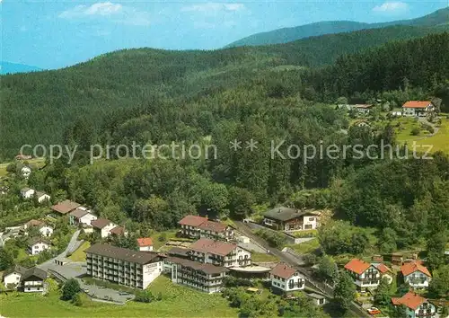 AK / Ansichtskarte Bodenmais Fliegeraufnahme Hotel Waldesruh Cafe Kat. Bodenmais